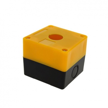 КП101 пластиковый 1 кнопка желтый EKF