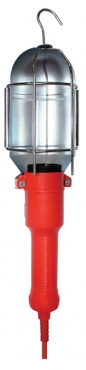 Светильник переносной PL-15 круглая вилка (с выкл.) 15м E27 EKF Simple