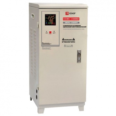 Стабилизатор напряжения СНЭM1-20000ВА (16000Вт) однофазный электромеханический EKF PROxima